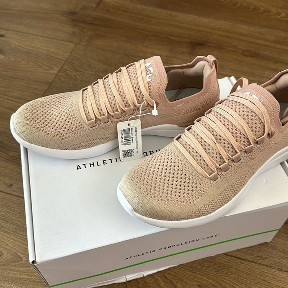 APL Rose Gold/Dust and white Techloom Breeze sneaker